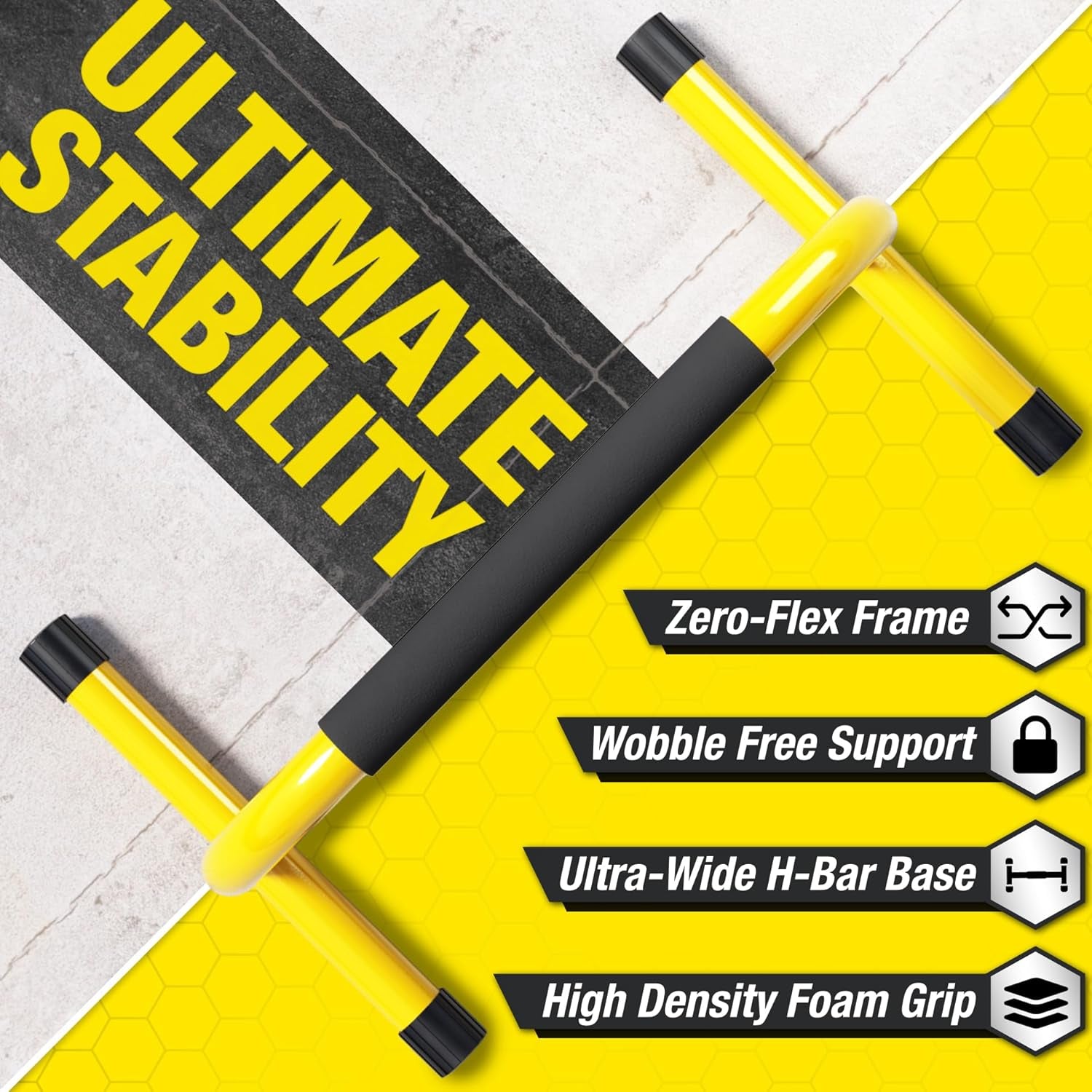 Fitness Parallette Push up Bars Dip Station Stand - Perfect for Home and Garage Gym Exercise Equipment - Gymnastics, Calisthenics, Strength Training Parallel Bars for Men and Women